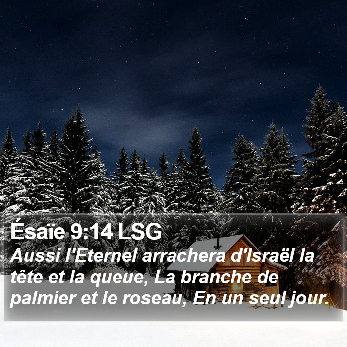 Ésaïe 9:14 LSG Bible Study