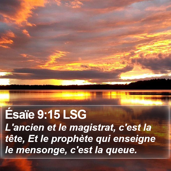 Ésaïe 9:15 LSG Bible Study