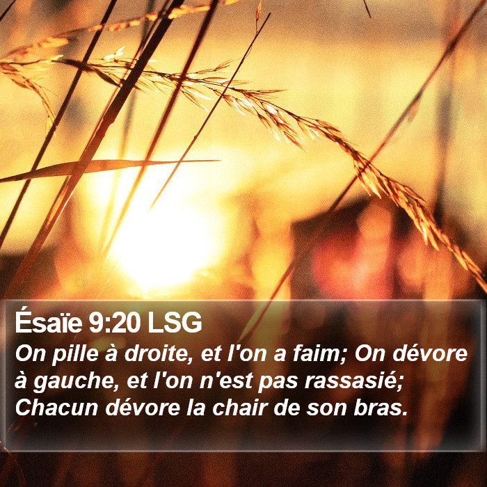 Ésaïe 9:20 LSG Bible Study