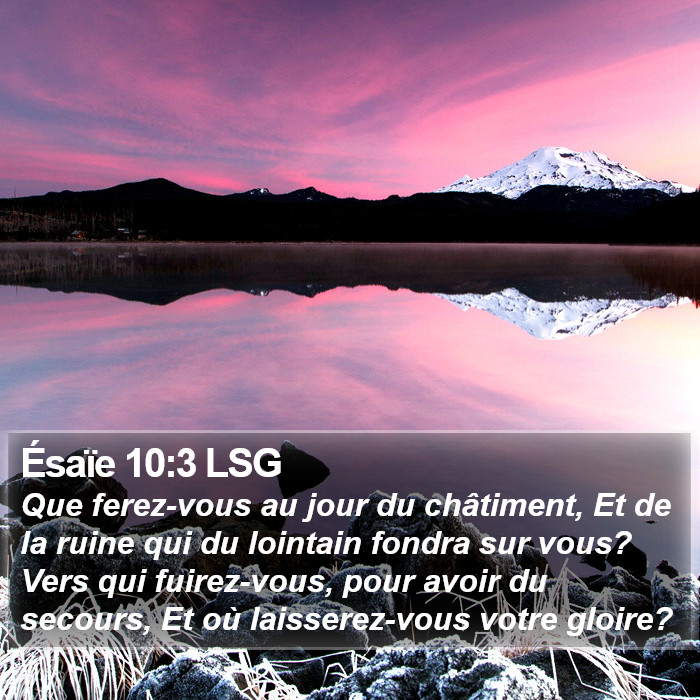 Ésaïe 10:3 LSG Bible Study