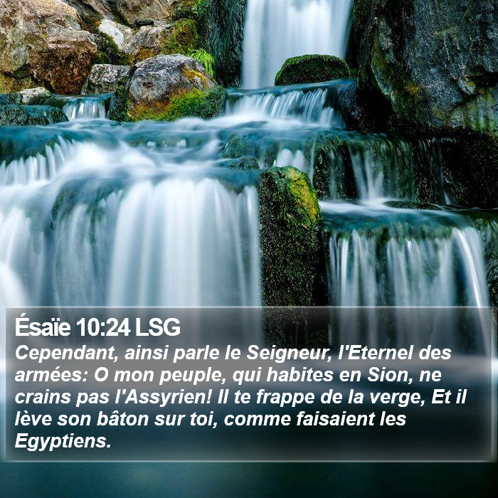 Ésaïe 10:24 LSG Bible Study