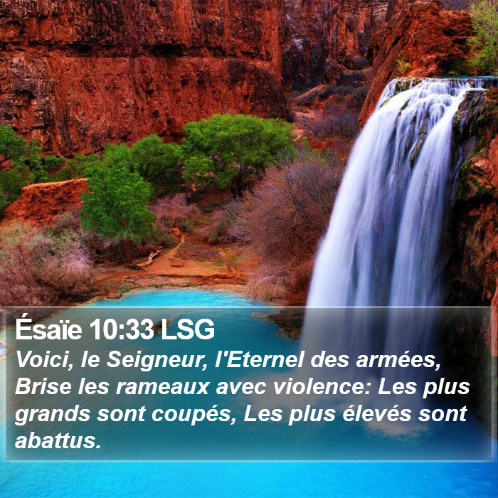 Ésaïe 10:33 LSG Bible Study