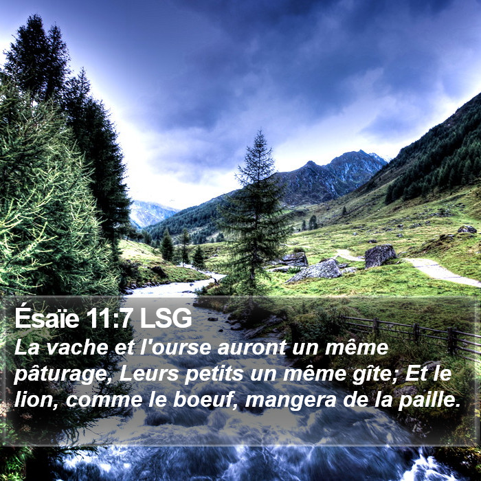 Ésaïe 11:7 LSG Bible Study