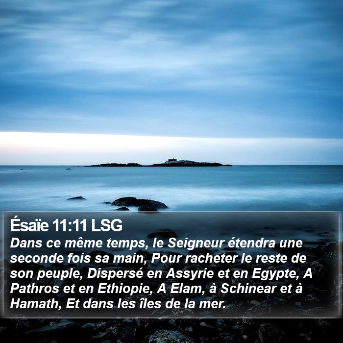 Ésaïe 11:11 LSG Bible Study