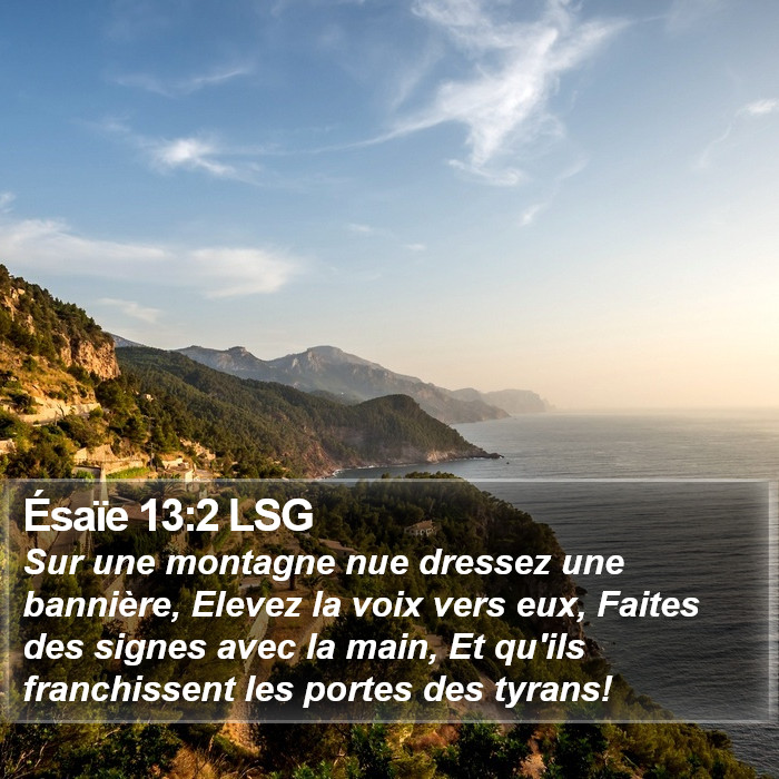 Ésaïe 13:2 LSG Bible Study