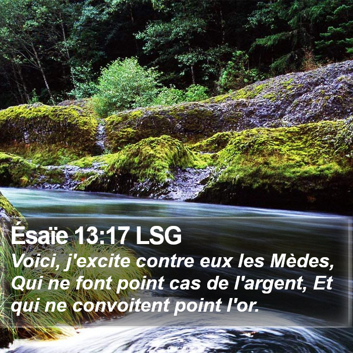 Ésaïe 13:17 LSG Bible Study