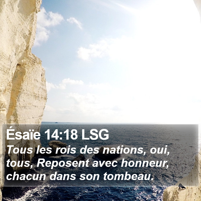 Ésaïe 14:18 LSG Bible Study