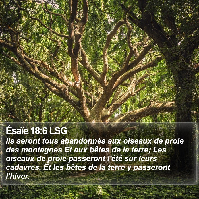 Ésaïe 18:6 LSG Bible Study