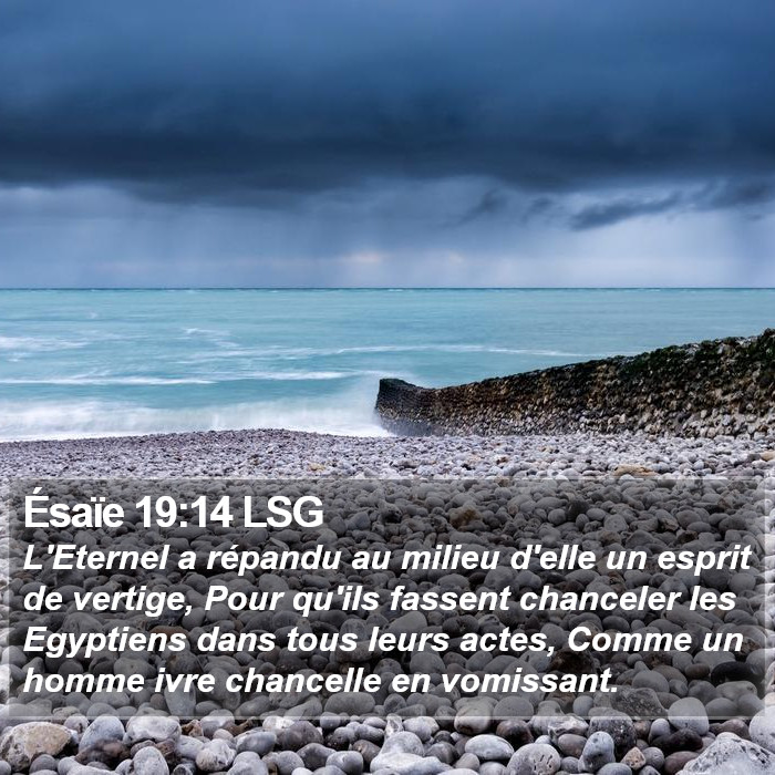 Ésaïe 19:14 LSG Bible Study