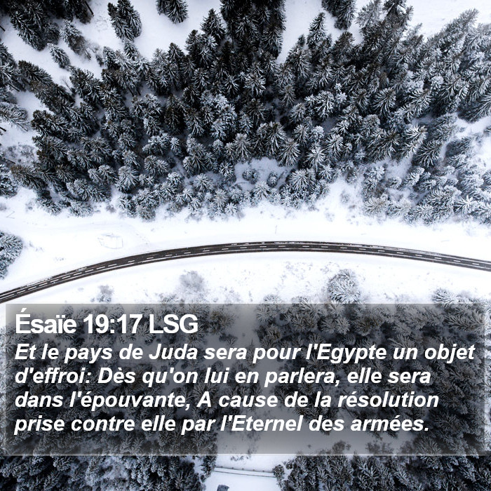 Ésaïe 19:17 LSG Bible Study