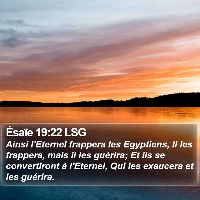 Ésaïe 19:22 LSG Bible Study