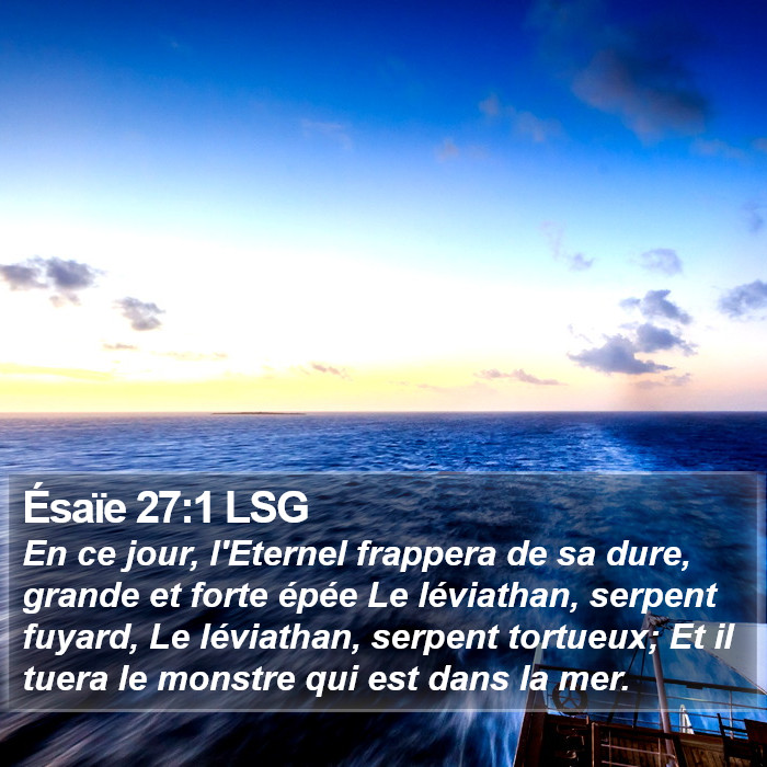 Ésaïe 27:1 LSG Bible Study