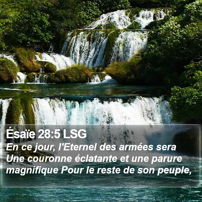 Ésaïe 28:5 LSG Bible Study