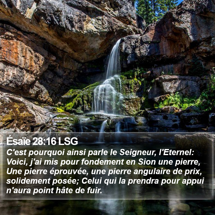 Ésaïe 28:16 LSG Bible Study