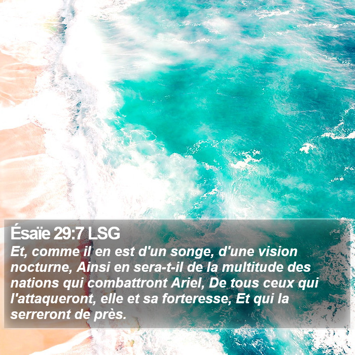 Ésaïe 29:7 LSG Bible Study