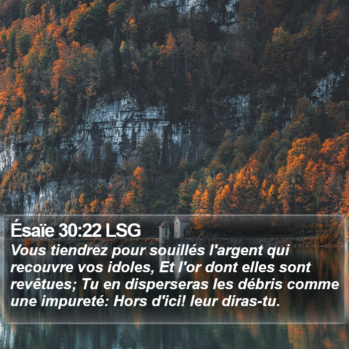 Ésaïe 30:22 LSG Bible Study