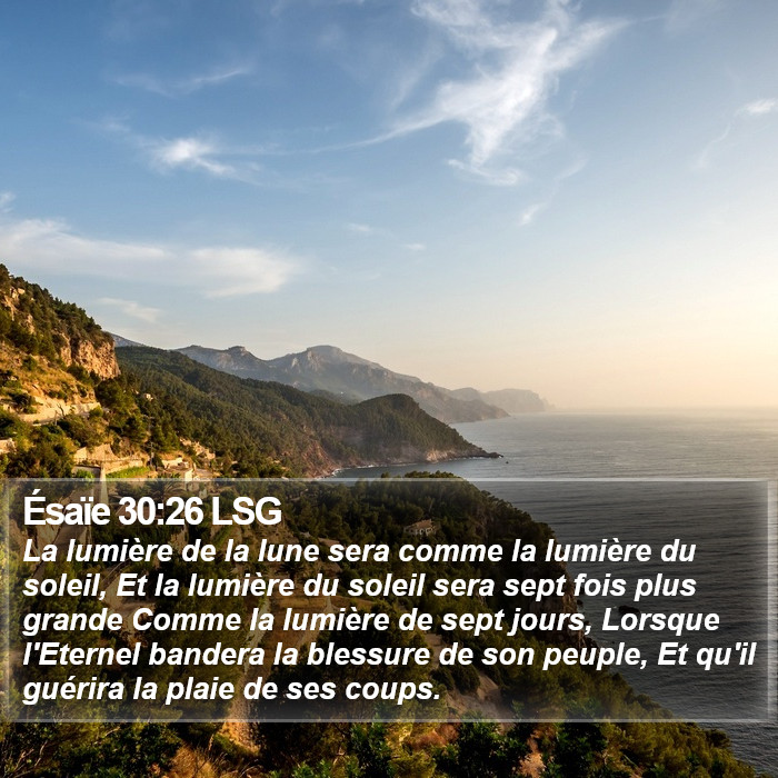 Ésaïe 30:26 LSG Bible Study