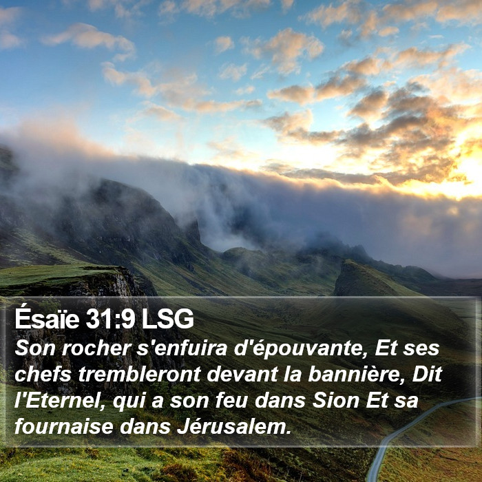 Ésaïe 31:9 LSG Bible Study