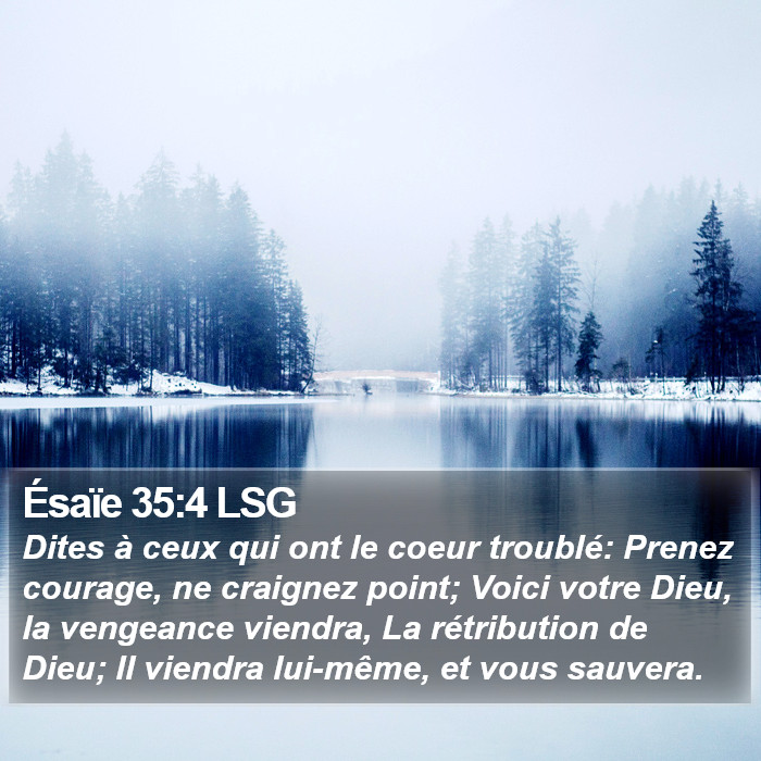 Ésaïe 35:4 LSG Bible Study