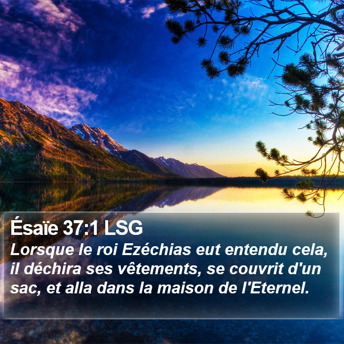 Ésaïe 37:1 LSG Bible Study