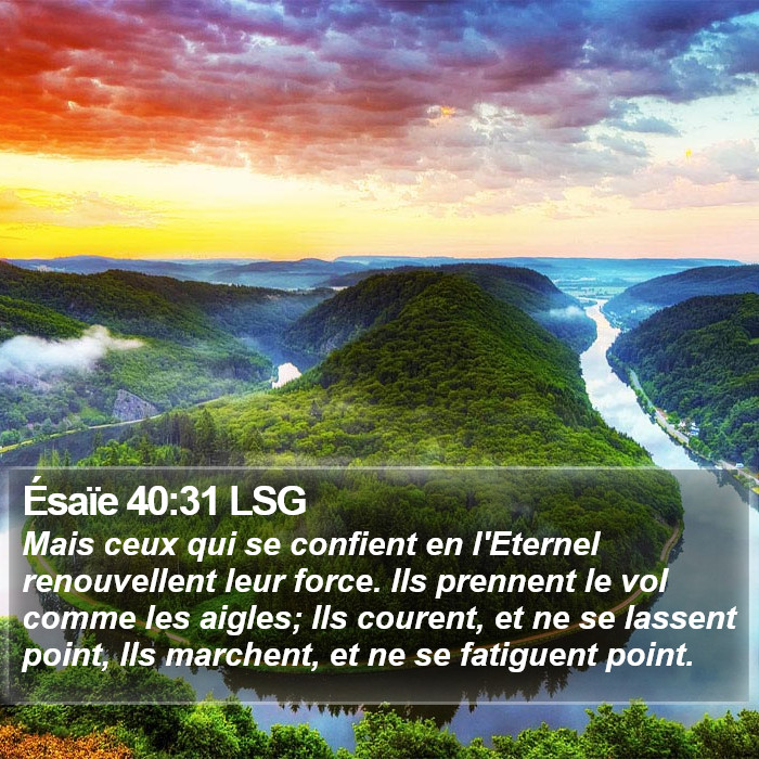 Ésaïe 40:31 LSG Bible Study