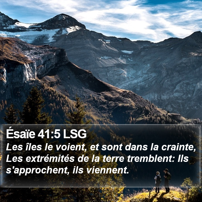 Ésaïe 41:5 LSG Bible Study