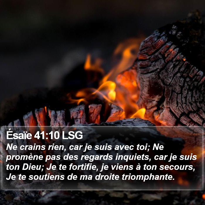 Ésaïe 41:10 LSG Bible Study