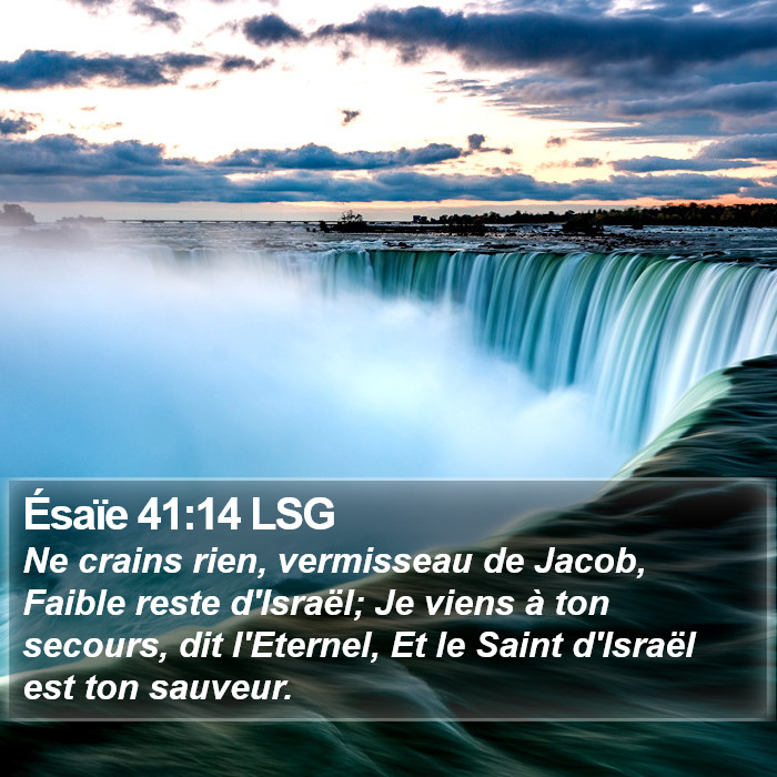 Ésaïe 41:14 LSG Bible Study