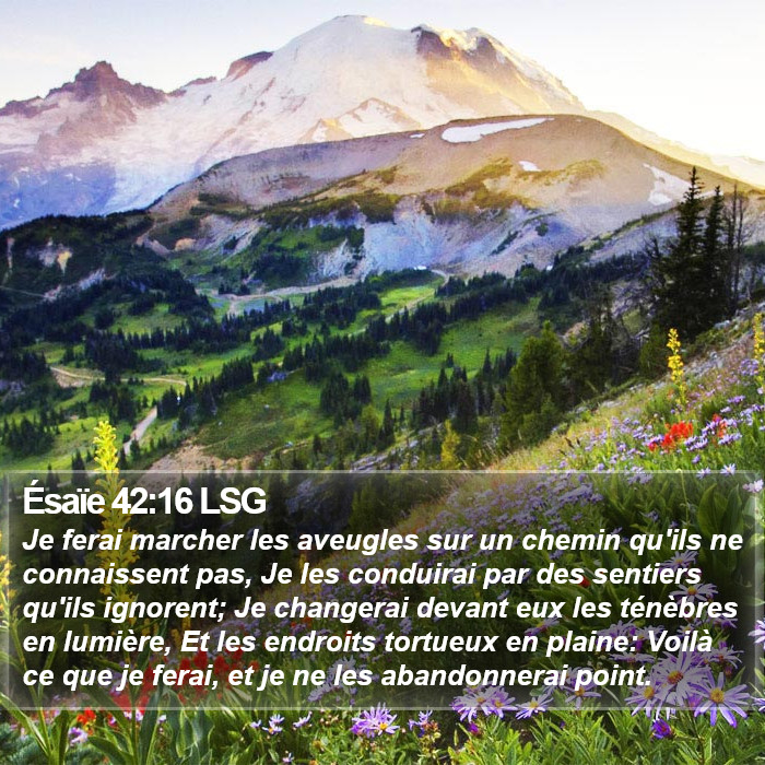 Ésaïe 42:16 LSG Bible Study