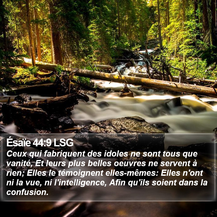 Ésaïe 44:9 LSG Bible Study