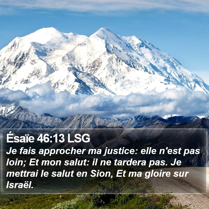 Ésaïe 46:13 LSG Bible Study