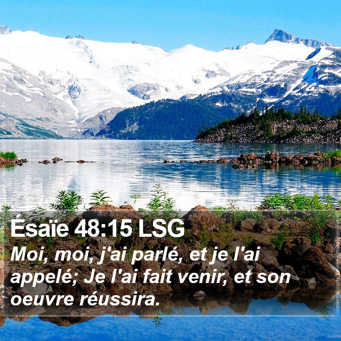 Ésaïe 48:15 LSG Bible Study