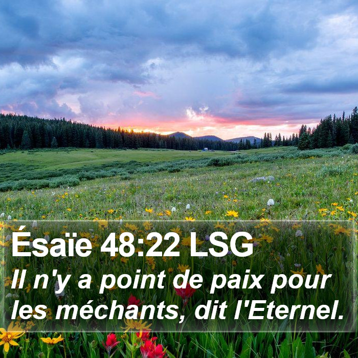 Ésaïe 48:22 LSG Bible Study