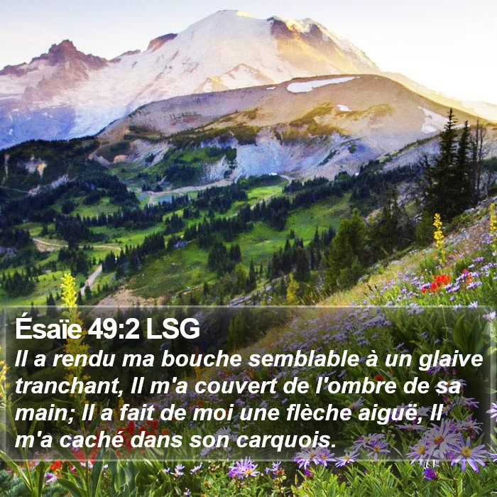 Ésaïe 49:2 LSG Bible Study