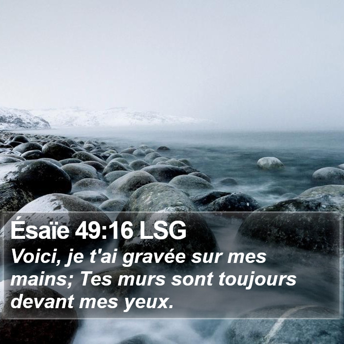 Ésaïe 49:16 LSG Bible Study