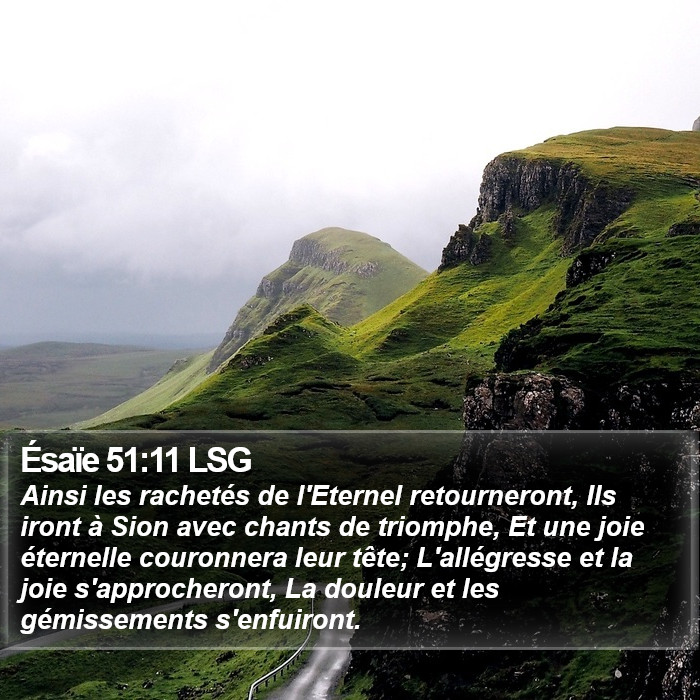 Ésaïe 51:11 LSG Bible Study