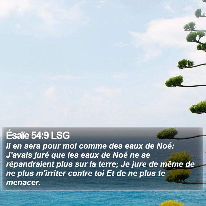 Ésaïe 54:9 LSG Bible Study