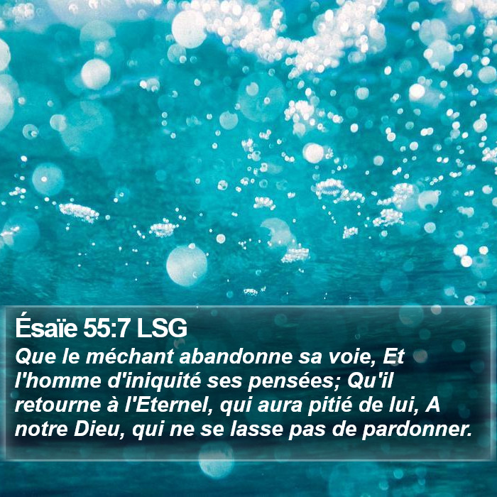 Ésaïe 55:7 LSG Bible Study