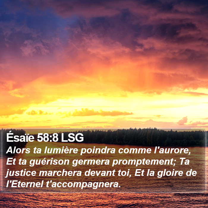 Ésaïe 58:8 LSG Bible Study