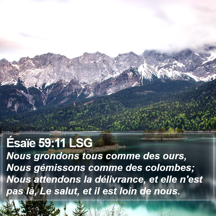 Ésaïe 59:11 LSG Bible Study