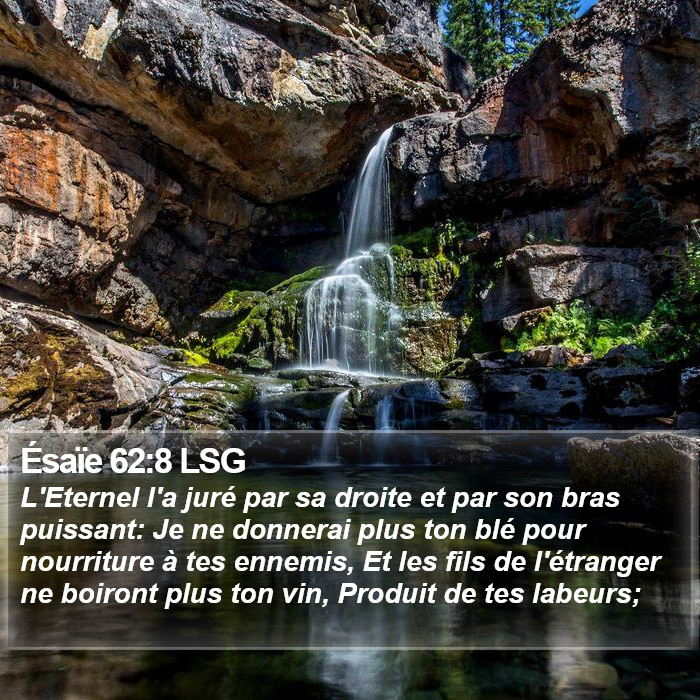 Ésaïe 62:8 LSG Bible Study