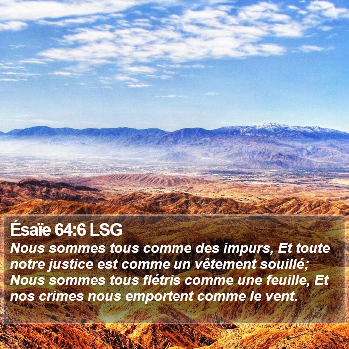 Ésaïe 64:6 LSG Bible Study