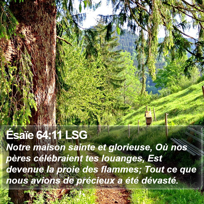 Ésaïe 64:11 LSG Bible Study