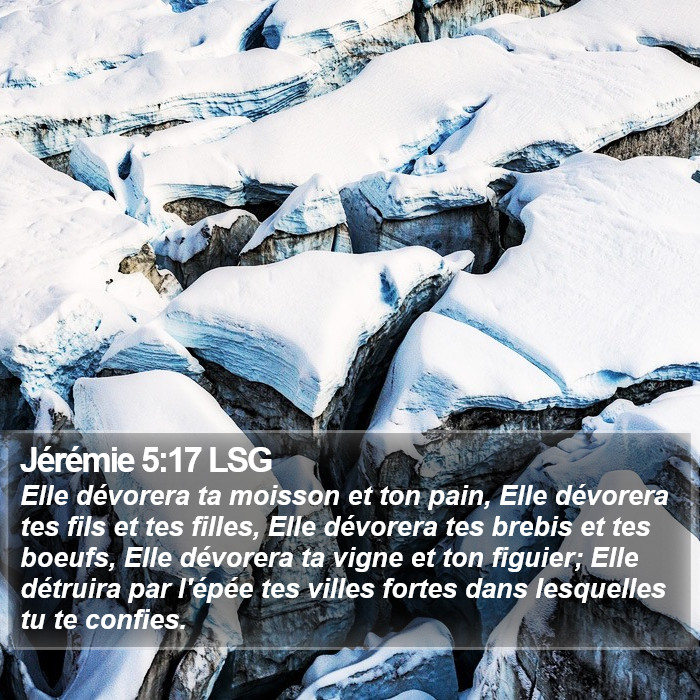 Jérémie 5:17 LSG Bible Study