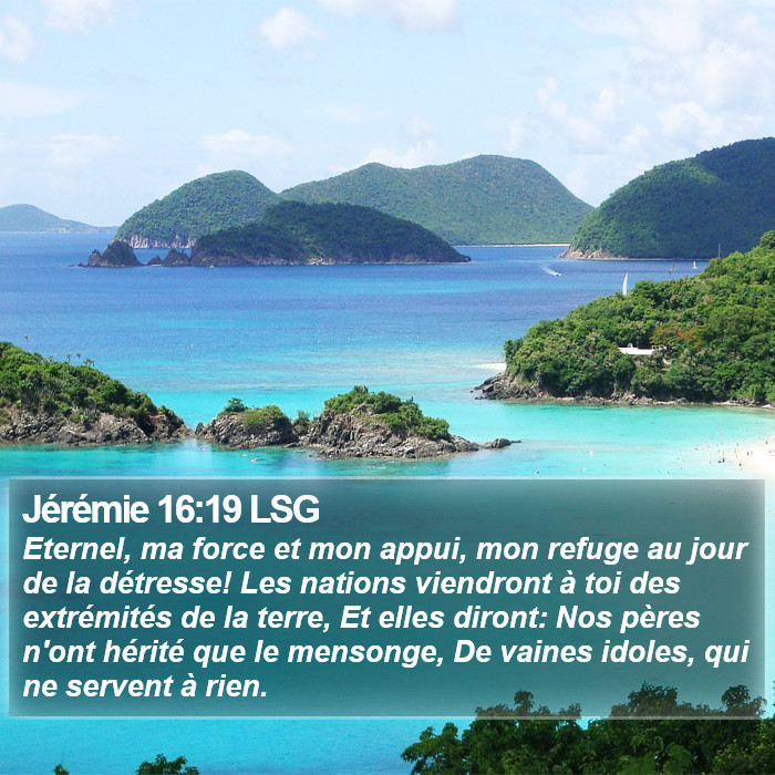 Jérémie 16:19 LSG Bible Study