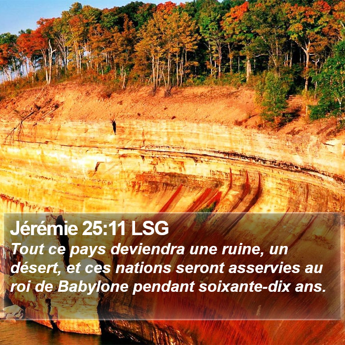 Jérémie 25:11 LSG Bible Study