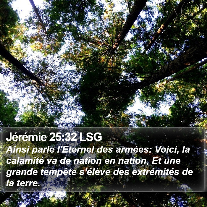 Jérémie 25:32 LSG Bible Study