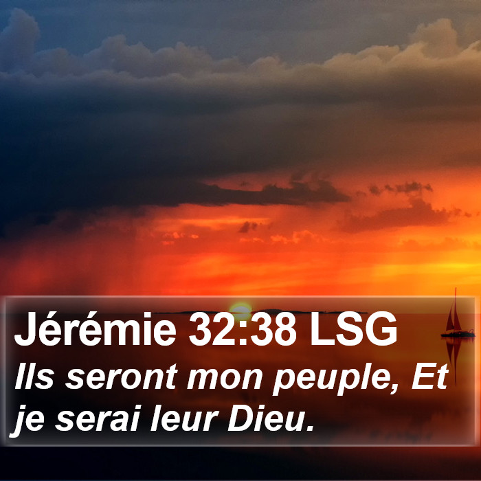 Jérémie 32:38 LSG Bible Study