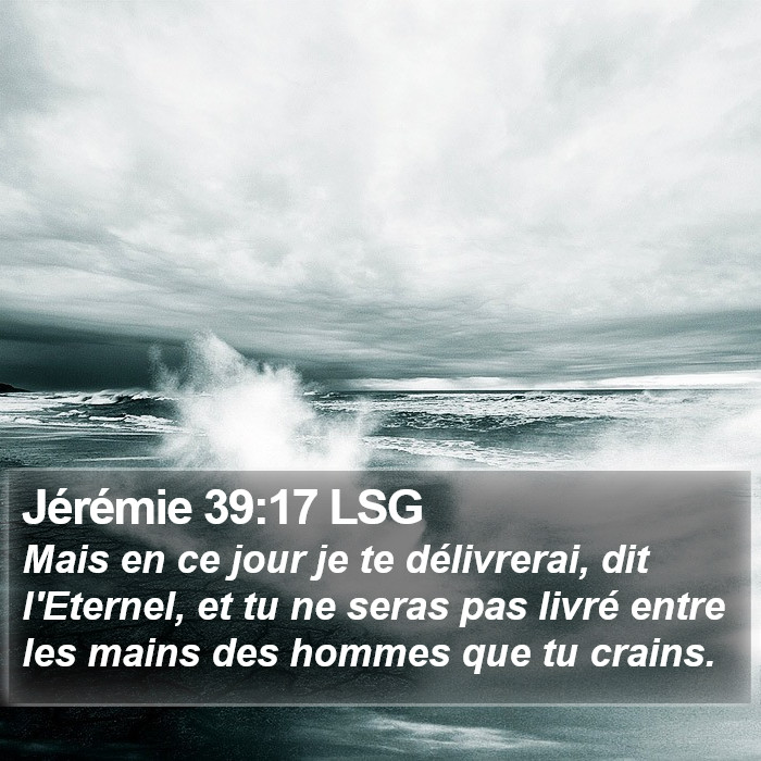 Jérémie 39:17 LSG Bible Study