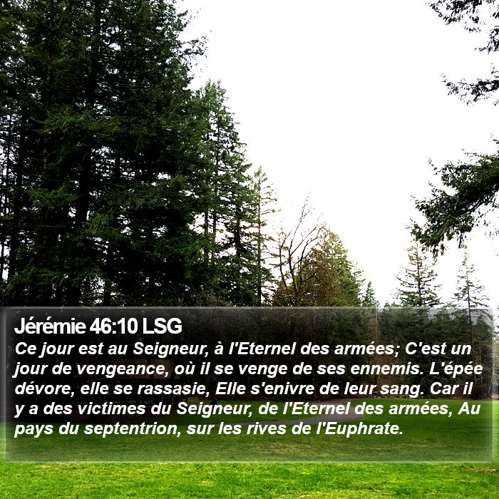 Jérémie 46:10 LSG Bible Study